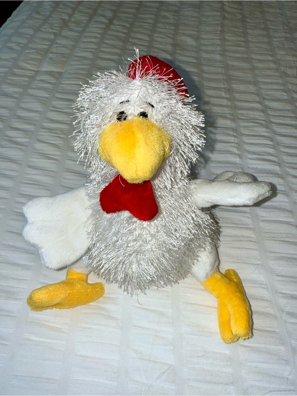 Webkinz Plush Chicken - White and Yellow GANZ